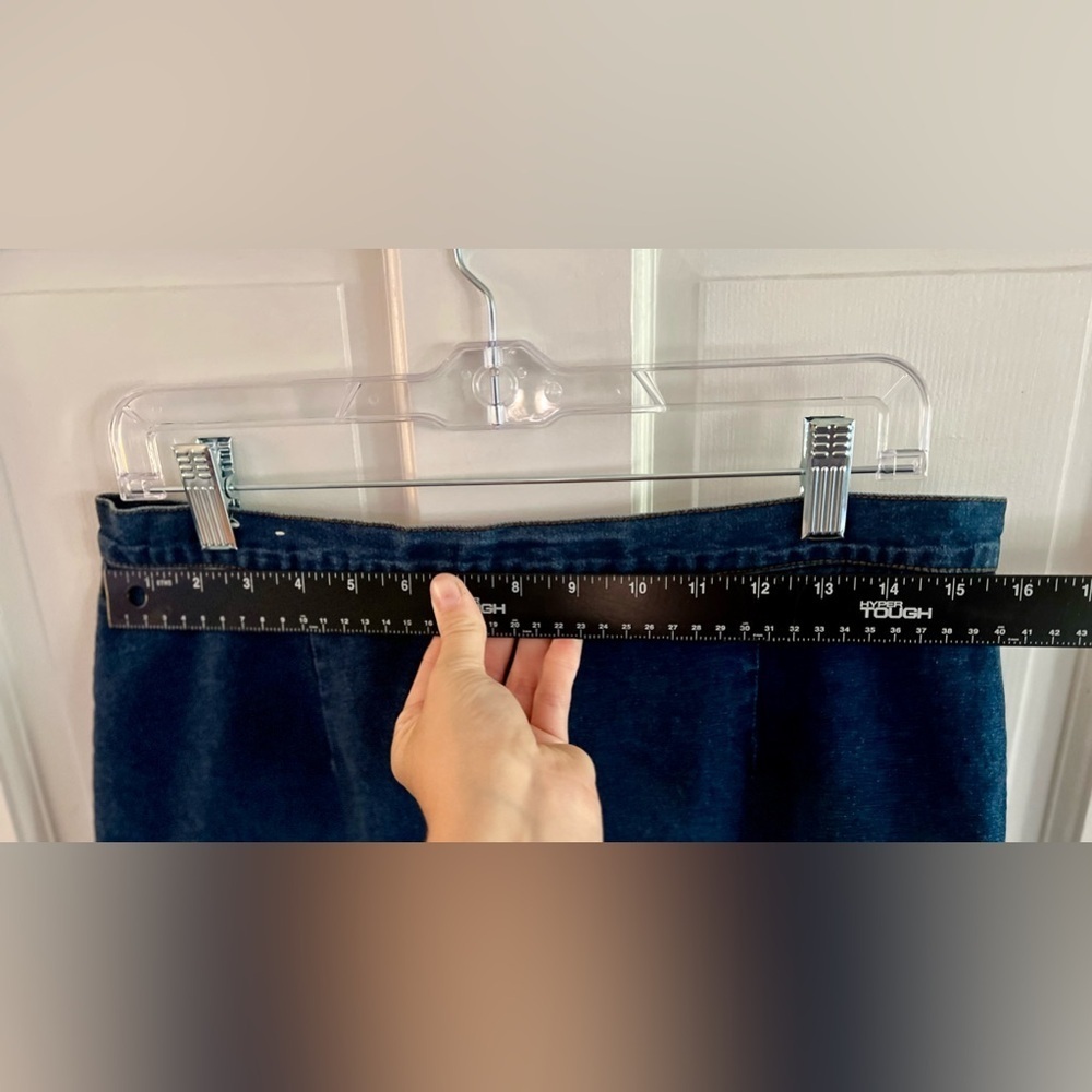 ME AND YOU Y2K Vintage 90’s Frayed Denim Skirt, Size L - Picture 7 of 7
